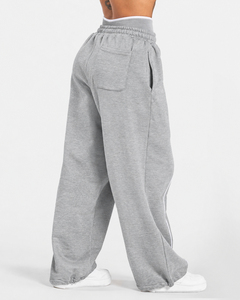 Personalized <b>Women's</b> Contrastline Full Zip Tracksuit Two Piece Casual Outfit Relaxed <b>Jacket</b> And Wide Leg Pants Matching Apparel - Product Image 6