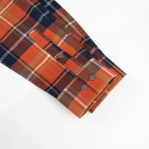Chemises en flanelle pour hommes Cumbre Sports, design personnalisé, multi-poches, respirantes, manches longues, style streetwear. - Product Image 3