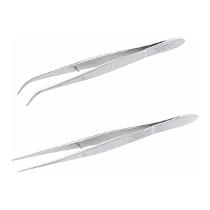 Pince microscopique Hammacher Wironit 130 mm – Droite ou Courbe en Acier Inoxydable pour la Recherche de Précision - Product Image 1