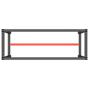 Table de travail en métal avec cadre noir mat thermolaqué - Product Image 5