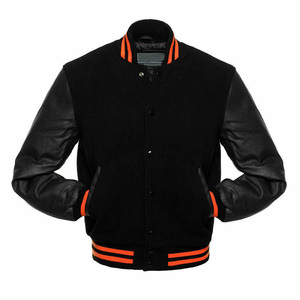 Compre Chaquetas Varsity de Béisbol Modernas y de Alta Calidad para Hombre, Chaquetas de Piel de Oveja con Mangas Estilo Letterman para Hombre de Pakistán - Product Image 1
