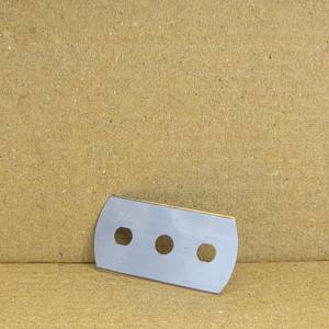 Cuchilla de Carburo de Tungsteno de Alta Resistencia con 3 Orificios para Corte de Telas No Tejidas y Textiles, Cuchilla Ranurada de Precisión, Paquete de 100 - Product Image 2