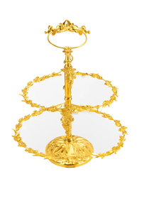 Support à gâteau en forme d'étoile avec finition métallique premium, ajoute une touche luxueuse aux tables de desserts. - Product Image 5