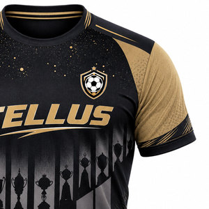 Conjunto de Camiseta de Fútbol para Hombre, Precio al por Mayor, Impresión por Sublimación, Poliéster Transpirable, Camiseta de Fútbol para Adultos en Venta - Product Image 4
