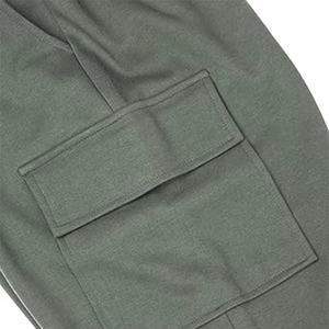 Fournisseur Direct Usine – Pantalon de Survêtement Décontracté Personnalisé pour Homme – Respirant, Écologique, Séchage Rapide, Doublure Polaire, Toile Foncée - Product Image 5