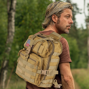 Tactical Nylon Cross Body Sling Bag with Shoulder Strap for Hunting Unisex Waterproof Softback <b>Backpack</b> - Product Image 5