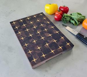 Planche à découper rectangulaire en bois d'acacia de qualité supérieure, résistante, faite à la main, lavable au lave-vaisselle, pour la viande, les légumes, les fruits - Product Image 1