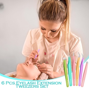 Pince à cils professionnelle pour extensions de cils, isolation volume, pointe lisse, outil d'extension de cils 899 - Product Image 5