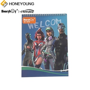 Trò chơi nhân vật xoắn ốc máy tính xách tay với <span class=keywords><strong>Anime</strong></span> theo chủ đề Tạp Chí trống cho phác thảo - Product Image 1