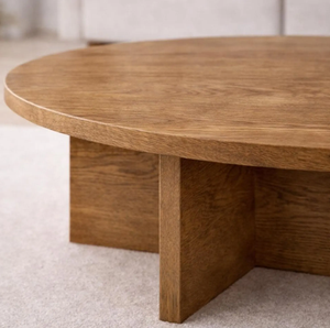Vintage Style Farmhouse New Design Mango Wood <b>Round</b> <b>Side</b> Coffee <b>Table</b> for Living Room Furniture wholesale price - Product Image 2