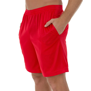 Wholesale Price <b>Pink</b> Polyester Fabric Breathable Quick-Dry Elastic Waist Customized Printing Adults Gym Fitness Wear <b>Men</b> <b>Shorts</b> - Product Image 5