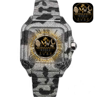 Jam Tangan Mekanik Otomatis Pria Mewah Baru, Baja Anti Karat, Kristal Safir, ETA, Persegi 40mm, Analog, Dua Warna, Antik, Tersembunyi