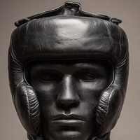 Casque de protection en cuir rembourré pour boxe, karaté, judo, réduction des chocs, protection contre les collisions, équipement d'entraînement