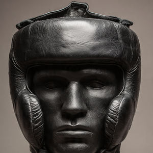 Casque de protection en cuir rembourré pour boxe, karaté, judo, réduction des chocs, protection contre les collisions, équipement d'entraînement - Product Image 5