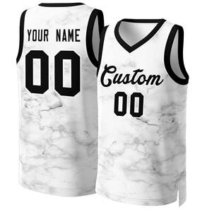 Camisetas de Baloncesto Unisex, Transpirables, de Secado Rápido, 100% Poliéster, Personalizables, Servicio OEM, Ropa Deportiva - Product Image 4