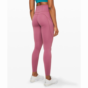 High Quality Spandex/Nylon Blend Mid Waist Solid Tummy <b>Control</b> Flare <b>Leggings</b> for Women top quality Fitness & Sports Gym - Product Image 3