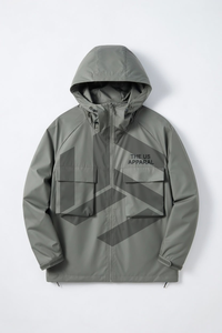 Custom Hooded Utility <b>Jacket</b> <b>Men</b> Waterproof Windproof Outdoor Tactical <b>Jacket</b> OEM Manufacturer - Product Image 5