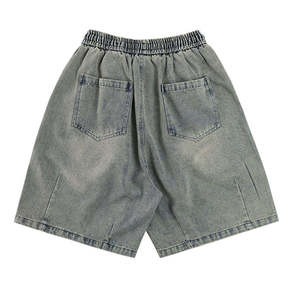 Shorts de Mezclilla para Hombre, Corte Boyfriend, Cintura Media, Casuales, Transpirables, para Verano - Product Image 4