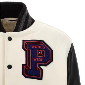 Chaqueta universitaria de béisbol para hombre, venta al por mayor, OEM, alta calidad, chaqueta varsity para hombre y mujer, chaqueta estilo Letterman ajustada. - Product Image 5