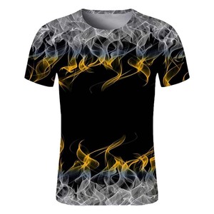 Camisetas Deportivas de Gimnasio Personalizadas al por Mayor, con Frente en Blanco para Impresión Digital 3D, de Malla de Poliéster, de Secado Rápido y Transpirables - Product Image 3