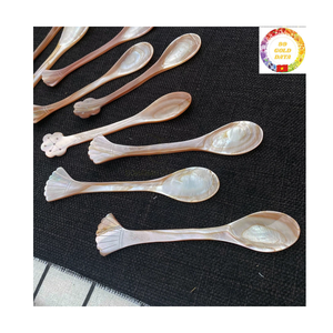 Mother of Pearl Spoon | Natural Shell | Food Safe | Dessert Caviar Use | Wholesale OEM - Product Image 5
