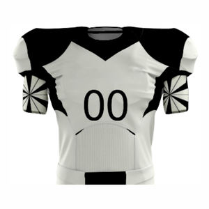 Uniforme de Fútbol Americano Personalizado con el Último Diseño, Manga Corta, Cuello en V, Largo Regular - Product Image 4