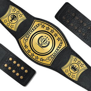 Cinturones de Campeonato Unisex Duraderos, Transpirables y Ecológicos de Oro y Plata para Boxeo, Lucha Libre, MMA, Artes Marciales, Personalizados en Cuero - Product Image 6