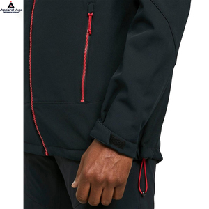 Veste softshell personnalisée pour homme, imperméable, coupe-vent, veste de randonnée, fabricant OEM, logo personnalisé - Product Image 3