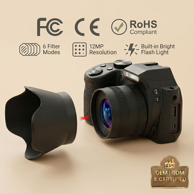 S9 Mini Children's Camera with 0.96" HD Screen CCD Sensor TF Card Storage Video & Photo Functions-Children's Toy