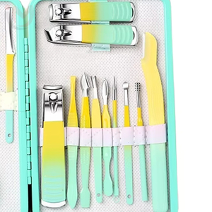 Stainless Steel 18-Piece Luxury Beauty <b>Nail</b> Clippers <b>Set</b> with Box Portable Pedicure & Manicure Tools for Men Women Children - Product Image 2