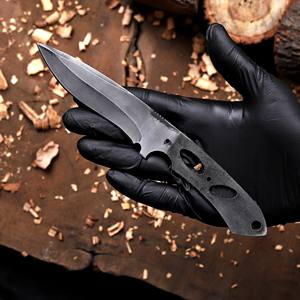 Kit de couteau tactique à lame vierge en acier 1095, forgé, à lame pleine, pour personnalisation, couteau de chasse à lame fixe, OEM/ODM - Product Image 4