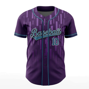 Maillot de baseball tendance à manches courtes, nouveau style, chemises de baseball en promotion, service OEM ODM personnalisé - Product Image 2