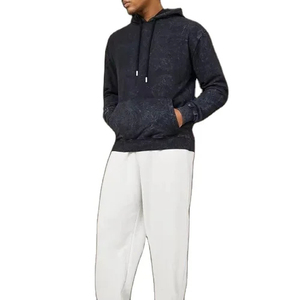 Hoodie Exclusif Homme Délavé à l'Acide, Coton Vintage, Coupe Pullover, Poche Kangourou, Cordon de Serrage, Style Streetwear, Personnalisable, Vente en Gros - Product Image 2