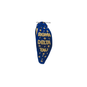 Diadema personalizada para clubes universitarios, diseño para grupos de estudiantes femeninas, con cuentas, temática que refleja la identidad del grupo, estilo campus. - Product Image 4