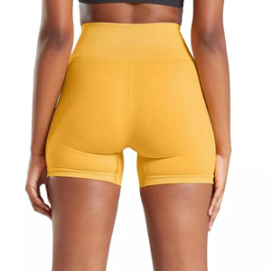 Shorts de Yoga Premium para Mujer, OEM, Tela de Nailon y Elastano, Sin Costuras, Cintura Alta, Proveedor y Fabricante Mundial de Shorts Deportivos para Gimnasio - Product Image 5
