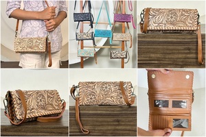 Bolso Bandolera Pequeño de Moda 2026, Cartera, Monedero, Bolso de Mano de Cuero Vacuno Genuino Hecho a Mano, Mini Bolso de Diseño para Mujer - Product Image 3