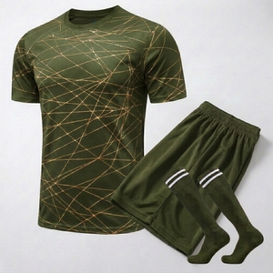 Uniforme de Fútbol Ligero de Secado Rápido Unisex para Adultos, Uniforme de Fútbol de Poliéster que Absorbe la Humedad, para Todas las Temporadas - Product Image 4