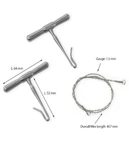 Fil à scier chirurgical torsadé de haute qualité pour procédures orthopédiques - Product Image 6