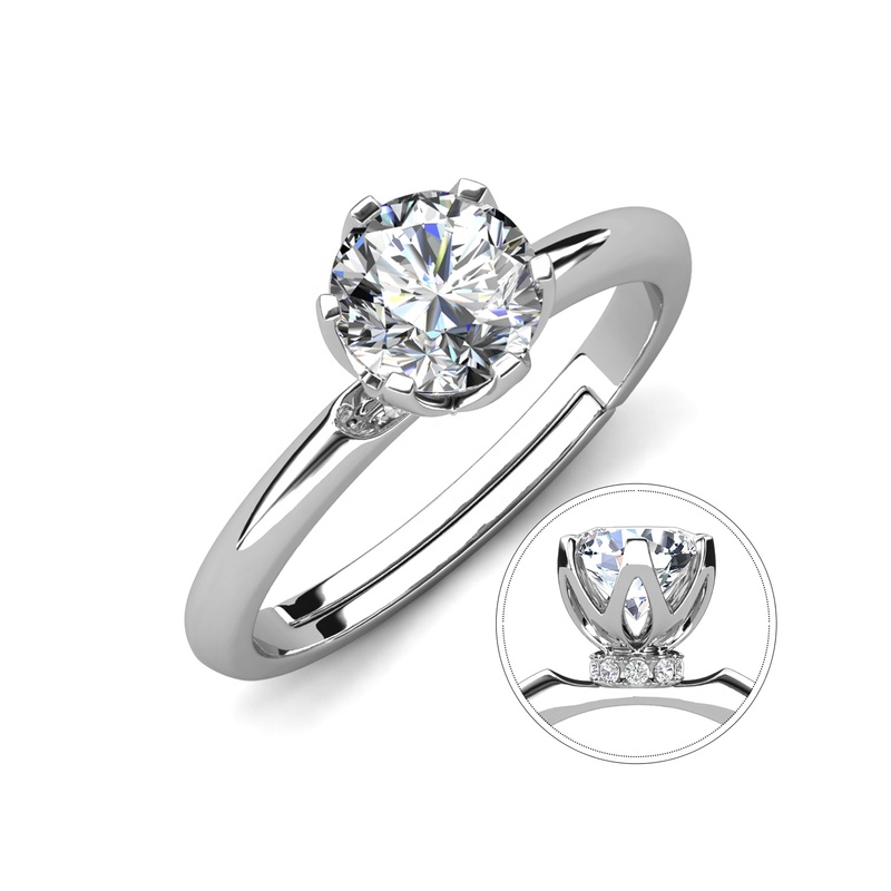 GRA Certificate Moissanite Diamond Women Jewelry