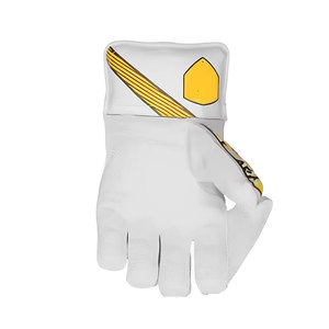 Guantes Profesionales de Críquet con Palma de Cuero Premium, Malla Transpirable en los Dedos, Cierre Ajustable en la Muñeca - Product Image 4