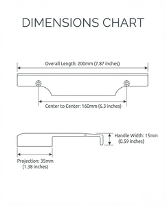 KELLTON Modern <b>Brushed</b> Gold Cabinet <b>Handle</b> Minimalist <b>Long</b> Drawer Pull <b>Handle</b> Model NR-SH-1005 for Kitchen & Furniture - Product Image 5