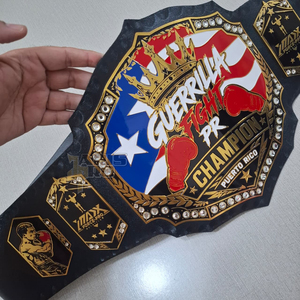 Cinturón de Campeonato de Boxeo y Fisicoculturismo Personalizado, Cinturón de Título de Campeón Mundial, Fabricante OEM - Product Image 4