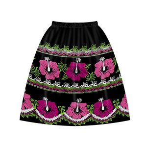 High Quality Customized Women's Micronesian Skirts Polynesian Printed Embroidery Fashion Breathable Micronesian Skirts - Product Image 1