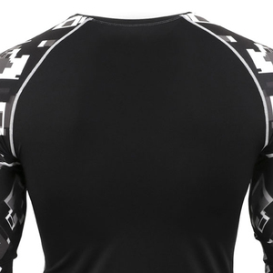 Premium <b>Men</b> Rash Guard Quick Dry UV Protection Long Sleeve <b>Compression</b> <b>Shirt</b> Custom Logo Breathable Polyester Swimming - Product Image 6