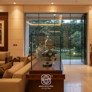 Wrought Iron Fish Sculpture Traditional Modern Antique Weather Resistant Home Decor Gifts Crafts Feng Shui Custom Your Design - Product Image 5