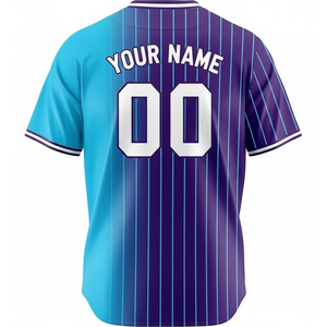 Nouvelle tenue de sport de baseball de qualité supérieure, impression personnalisée du logo, du nom et du numéro, maillot de baseball respirant, vente en gros d'usine - Product Image 3