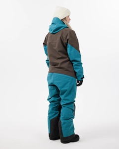 Chaqueta Impermeable y Transpirable con Cremallera para Esquí y Snowboard, Unisex, con Costuras Selladas con Tela Tex, con Capucha, Tallas Grandes, Color Gris - Product Image 3