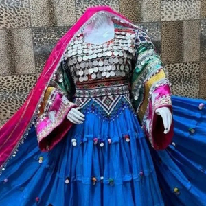 Vestidos Étnicos Tribales Afganos Kuchi Vintage 2026, Vestidos de Pareja para Boda Tribal Afgana Kuchi, Vestidos Afganos Kuchi para Mujer - Product Image 3