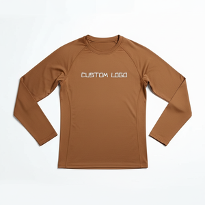 เสื้อกีฬาผู้ชายแขนยาวแบบรัดรูป แห้งเร็ว สำหรับออกกำลังกาย ขายส่ง - Product Image 4