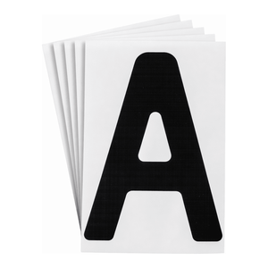 Lettres et chiffres noirs Brady ToughStripe de 8 pouces pour la marquage au sol et la délimitation des zones - Product Image 2